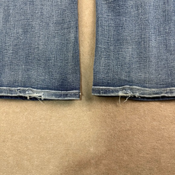 APT 9 Jeans Womens Size 12 Blue Bootcut Embellished Pockets Stretch Mid Rise - Picture 6 of 12